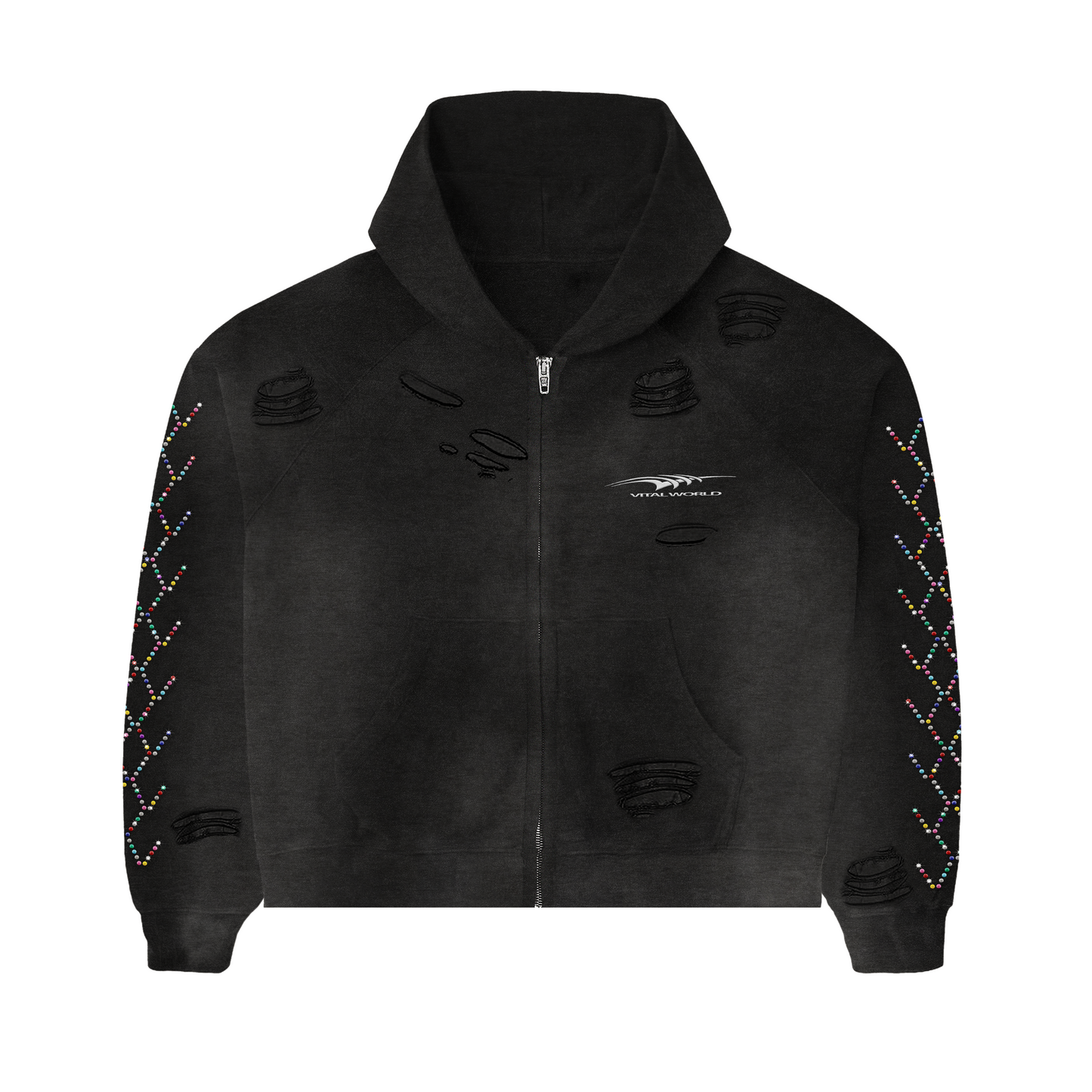 CLAW STONE HOODIE BLACK
