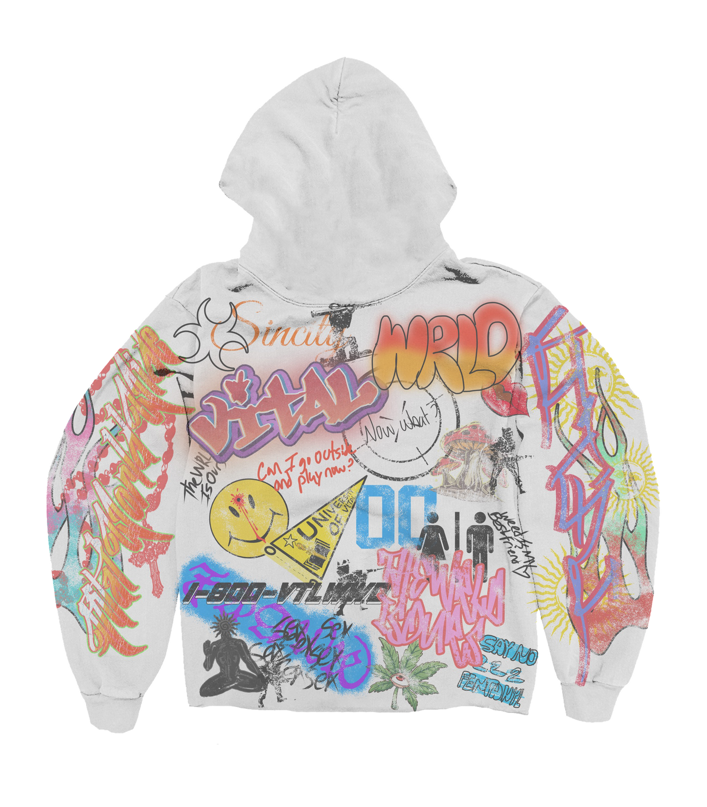 VITAL GRAFFITI HOODIE – VITAL WORLDWIDE